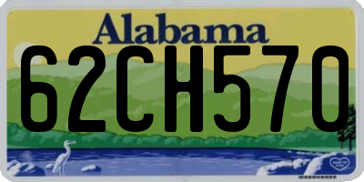 AL license plate 62CH570