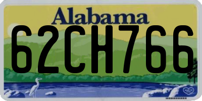 AL license plate 62CH766