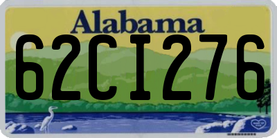 AL license plate 62CI276