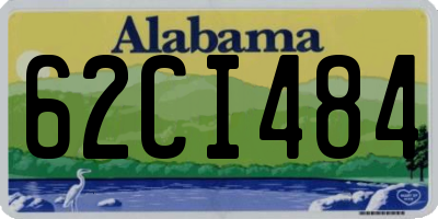 AL license plate 62CI484