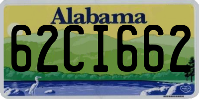 AL license plate 62CI662