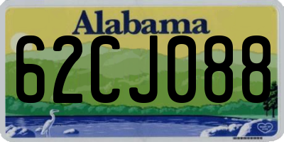 AL license plate 62CJ088
