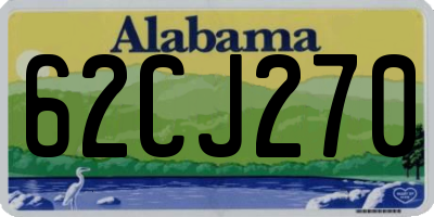 AL license plate 62CJ270