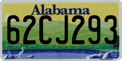 AL license plate 62CJ293