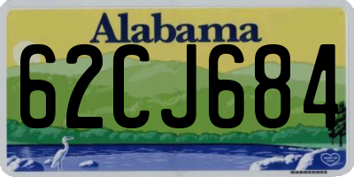 AL license plate 62CJ684