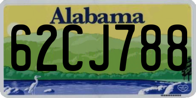 AL license plate 62CJ788