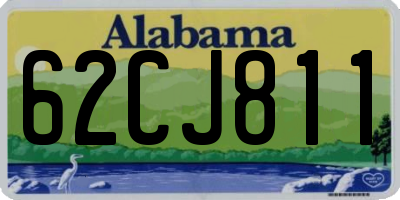 AL license plate 62CJ811