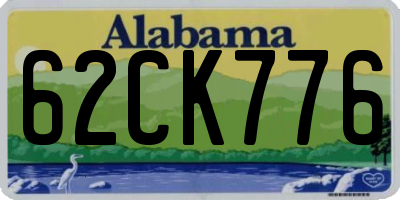 AL license plate 62CK776