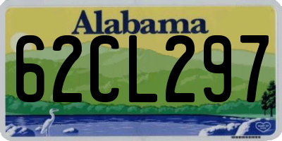 AL license plate 62CL297