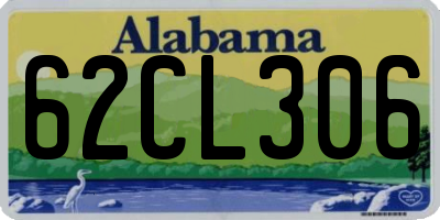 AL license plate 62CL306
