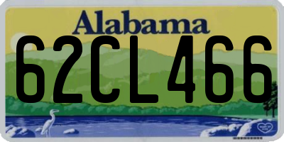 AL license plate 62CL466