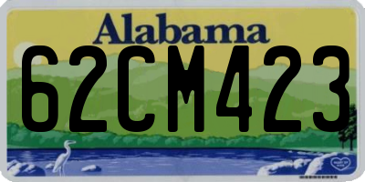 AL license plate 62CM423