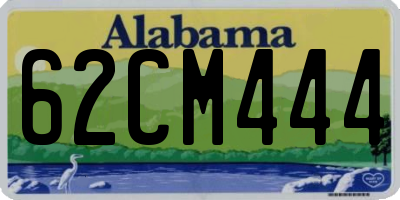 AL license plate 62CM444