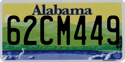 AL license plate 62CM449
