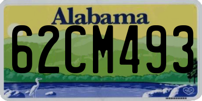 AL license plate 62CM493