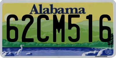 AL license plate 62CM516