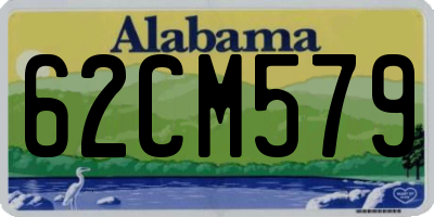 AL license plate 62CM579