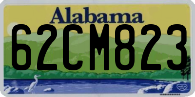 AL license plate 62CM823