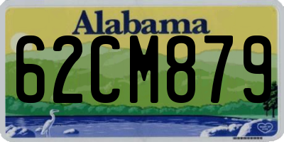 AL license plate 62CM879