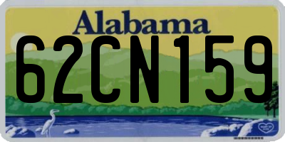 AL license plate 62CN159