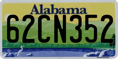 AL license plate 62CN352