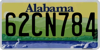 AL license plate 62CN784