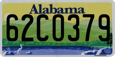AL license plate 62CO379