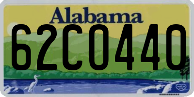 AL license plate 62CO440
