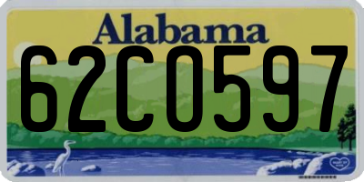 AL license plate 62CO597