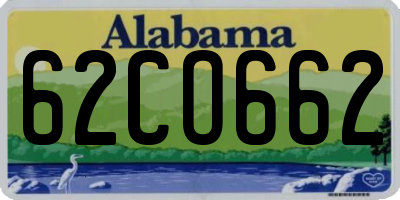 AL license plate 62CO662