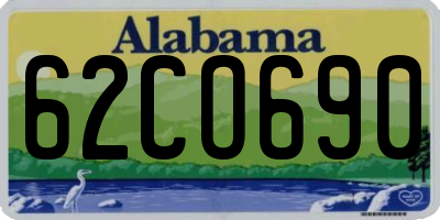 AL license plate 62CO690