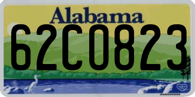 AL license plate 62CO823