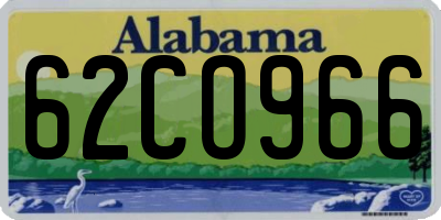 AL license plate 62CO966