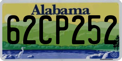 AL license plate 62CP252