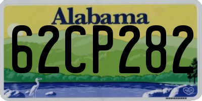 AL license plate 62CP282