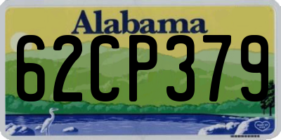 AL license plate 62CP379