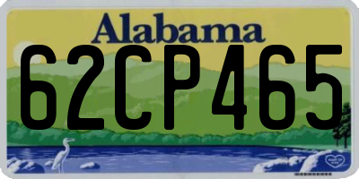 AL license plate 62CP465