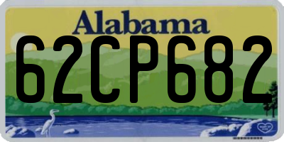 AL license plate 62CP682