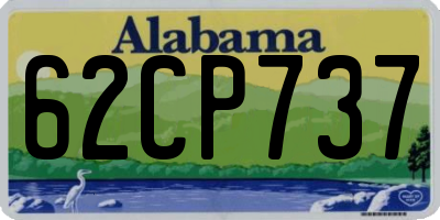 AL license plate 62CP737