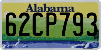AL license plate 62CP793