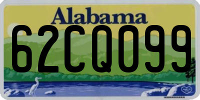AL license plate 62CQ099