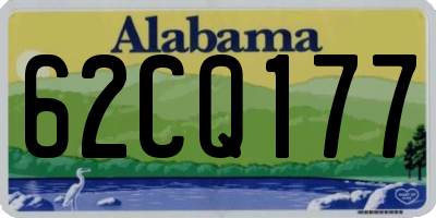 AL license plate 62CQ177