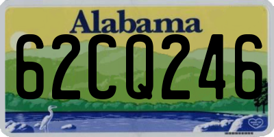 AL license plate 62CQ246