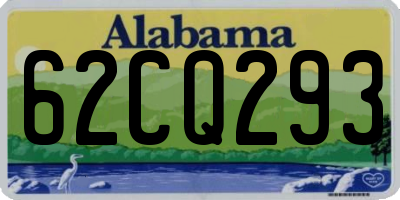 AL license plate 62CQ293