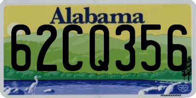 AL license plate 62CQ356