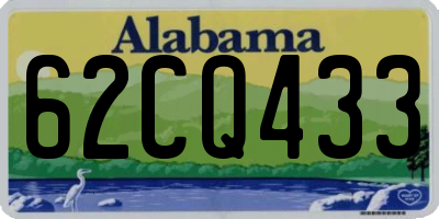 AL license plate 62CQ433