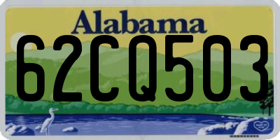 AL license plate 62CQ503
