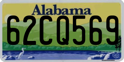 AL license plate 62CQ569