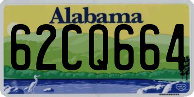 AL license plate 62CQ664