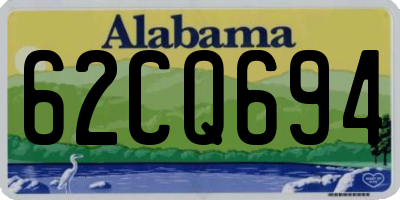 AL license plate 62CQ694